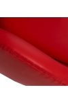Fotel Jajo czerwona skóra 65 Premium - D2 DESIGN