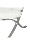 Fotel BA1 biała eko skóra - D2 DESIGN