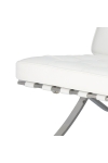 Fotel BA1 biała eko skóra - D2 DESIGN