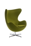 Fotel Jajo kaszmir zielony jasny 40 Premium - D2 DESIGN