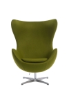 Fotel Jajo kaszmir zielony jasny 40 Premium - D2 DESIGN