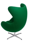 Fotel Jajo kaszmir zielony ciemny 45 Pre mium - D2 DESIGN