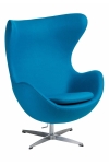 Fotel Jajo kaszmir niebieski jasny 43 Premium - D2 DESIGN