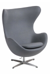 Fotel Jajo kaszmir szary 8 Premium - D2 DESIGN