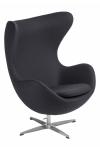 Fotel Jajo kaszmir grafitowy 26 Premium - D2 DESIGN
