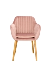 Krzesło Emilia Velvet dusty rose - ACTONA