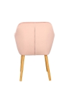 Krzesło Emilia Velvet dusty rose - ACTONA