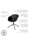 Krzesło Roundy Black - Intesi