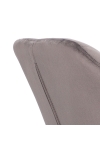 Krzesło Emilia Velvet dark grey/black - ACTONA