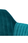 Krzesło Emilia Velvet bottle green/black - ACTONA