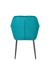 Krzesło Emilia Velvet bottle green/black - ACTONA
