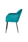 Krzesło Emilia Velvet bottle green/black - ACTONA