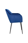 Krzesło Emilia Velvet deep blue/black - ACTONA