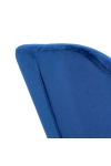 Krzesło Emilia Velvet deep blue/black - ACTONA
