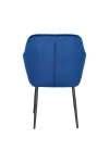 Krzesło Emilia Velvet deep blue/black - ACTONA