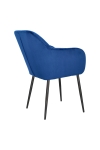 Krzesło Emilia Velvet deep blue/black - ACTONA