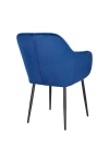 Krzesło Emilia Velvet deep blue/black - ACTONA