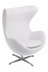Fotel Jajo biały kaszmir K3 Premium - D2 DESIGN