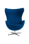 Fotel Jajo niebieski kaszmir 23 Premium - D2 DESIGN