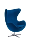 Fotel Jajo niebieski kaszmir 23 Premium - D2 DESIGN
