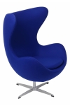 Fotel Jajo atramentowy kaszmir 27 Premium - D2 DESIGN