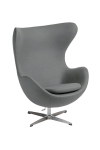 Fotel Jajo szary jasny kaszmir 42 Premium - D2 DESIGN