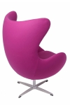 Fotel Jajo amarantowy kaszmir 39 Premium - D2 DESIGN