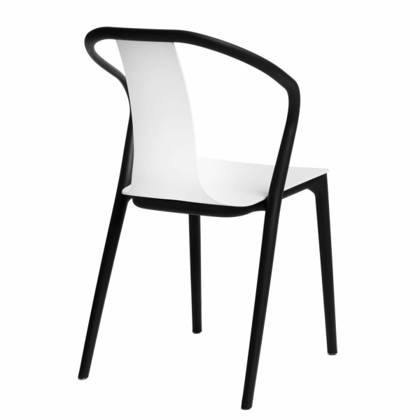 Krzesło Bella czarne/białe - D2 DESIGN