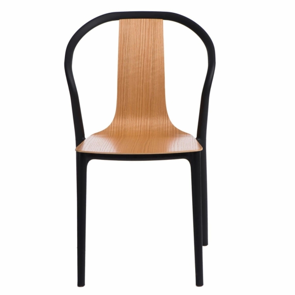Krzesło Bella czarne/naturalne - D2 DESIGN
