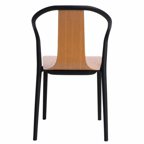 Krzesło Bella czarne/naturalne - D2 DESIGN
