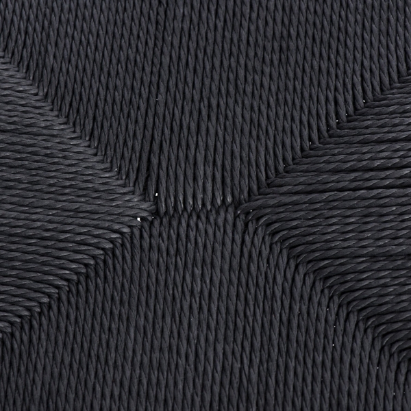 Krzesło Wicker Czarne czarny inspirowany Wishbone - D2 DESIGN
