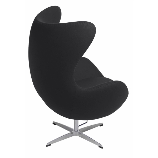 Fotel Jajo czarny kaszmir 1 Premium - D2 DESIGN