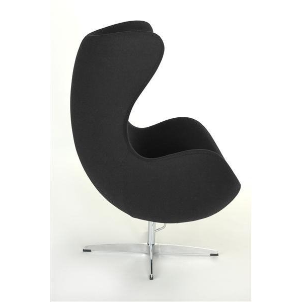 Fotel Jajo czarny kaszmir 1 Premium - D2 DESIGN