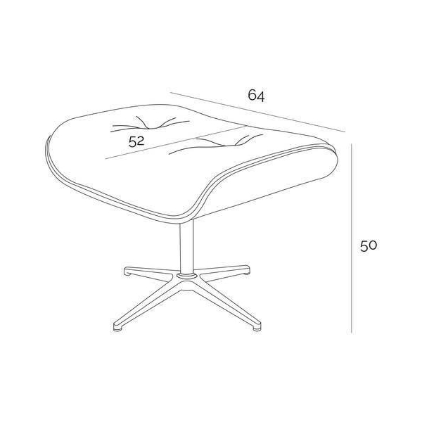 Fotel VIP Exclusive Home z podnóżkiem - D2 DESIGN