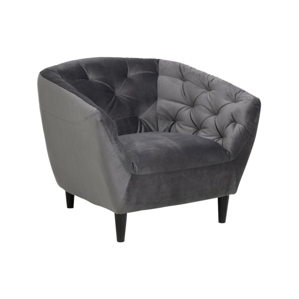 Fotel Ria VIC Dark grey - ACTONA