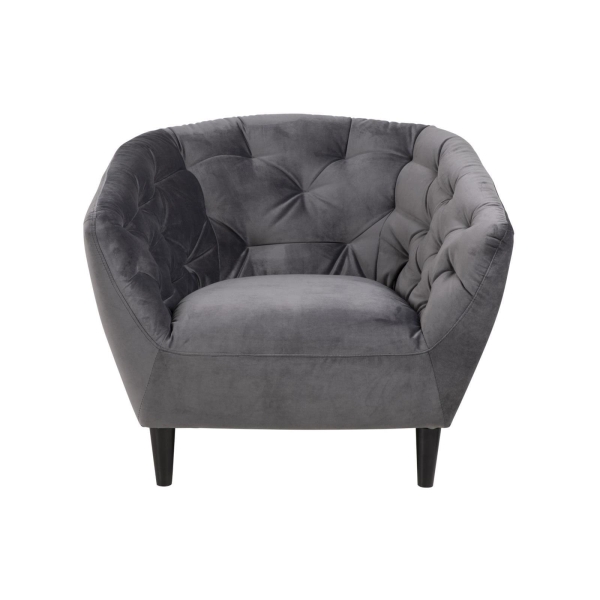 Fotel Ria VIC Dark grey - ACTONA
