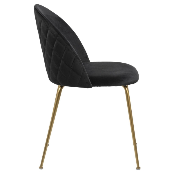 Krzesło Louise Black /Gold - ACTONA