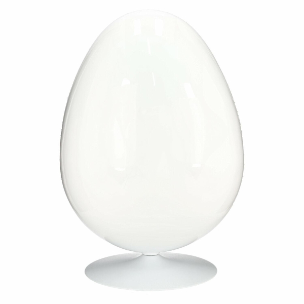Fotel Ovalia Chair biało czarny - D2 DESIGN