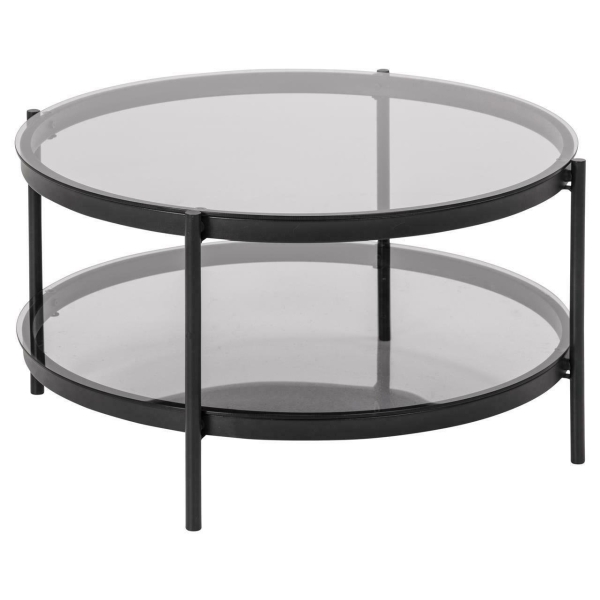 Stolik Bayonne Glass/black - ACTONA