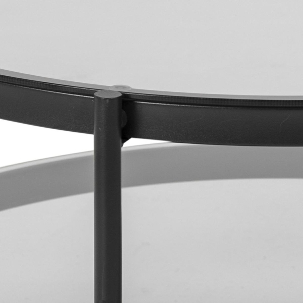 Stolik Bayonne Glass/black - ACTONA