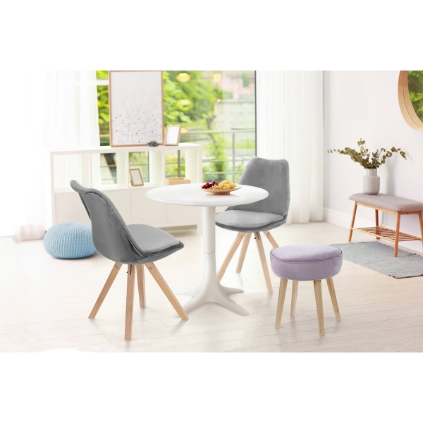 Stół Bloom biały 60cm - Intesi