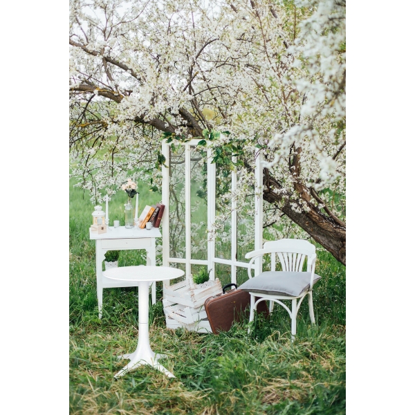 Stół Bloom biały 60cm - Intesi