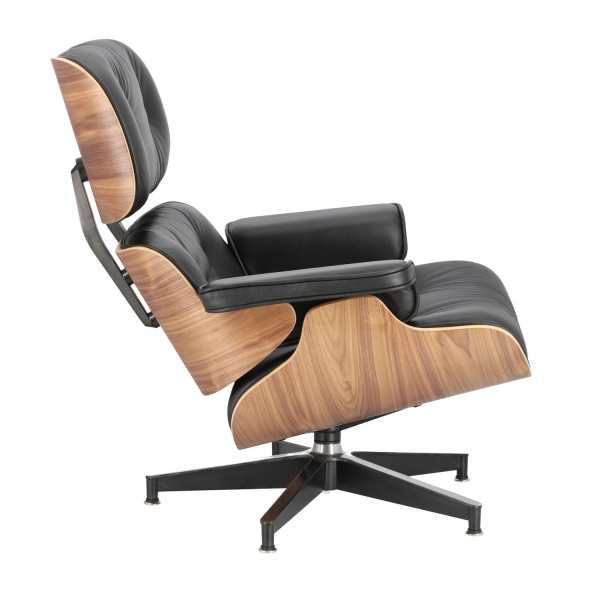 Fotel Vip czarny/walnut/standard base TP - D2 DESIGN