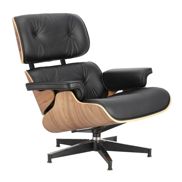 Fotel Vip czarny/walnut/standard base TP - D2 DESIGN
