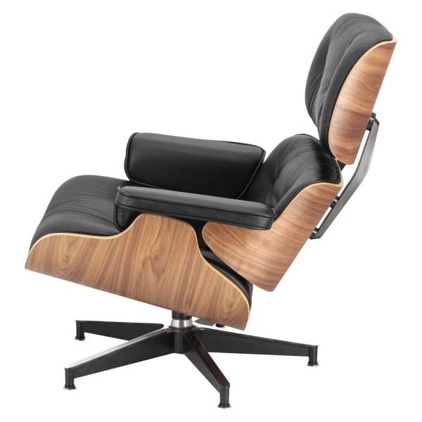 Fotel Vip czarny/walnut/standard base TP - D2 DESIGN