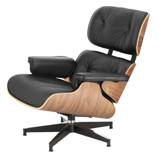 Fotel Vip czarny/walnut/standard base TP - D2 DESIGN