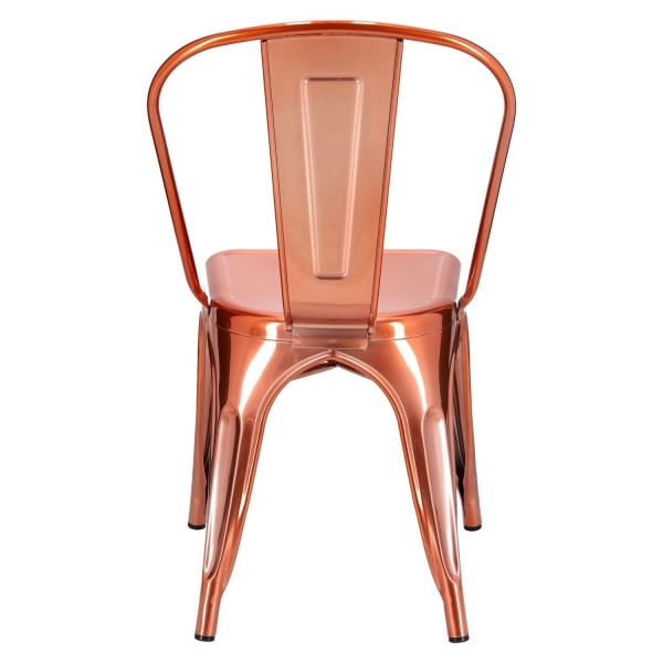 Krzesło Paris miedziane inspirowaneTolix - D2 DESIGN