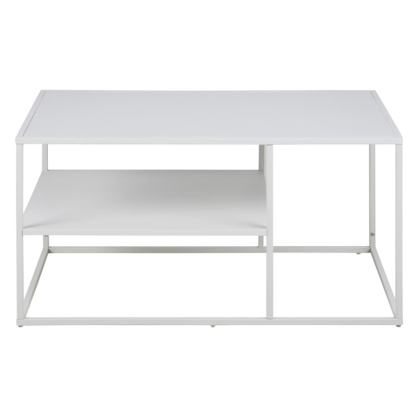Stolik Newton czarny z półką 90x60 cm - ACTONA