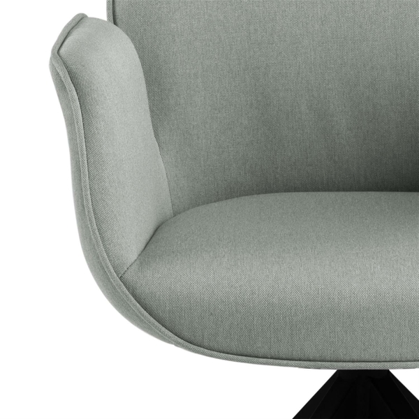 Krzesło obrotowe Aura light grey /blackauto return - ACTONA