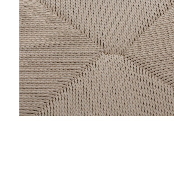 Krzesło Wicker Naturalne białe inspirowa ny Wishbone - D2 DESIGN